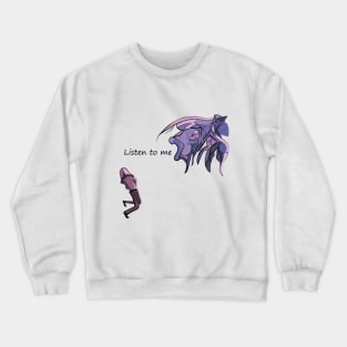 Fish and man Crewneck Sweatshirt